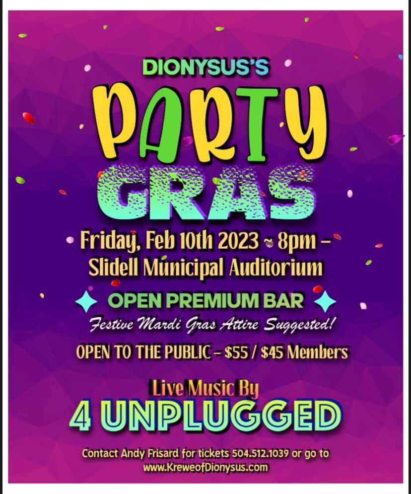 Events Krewe of Dionysus