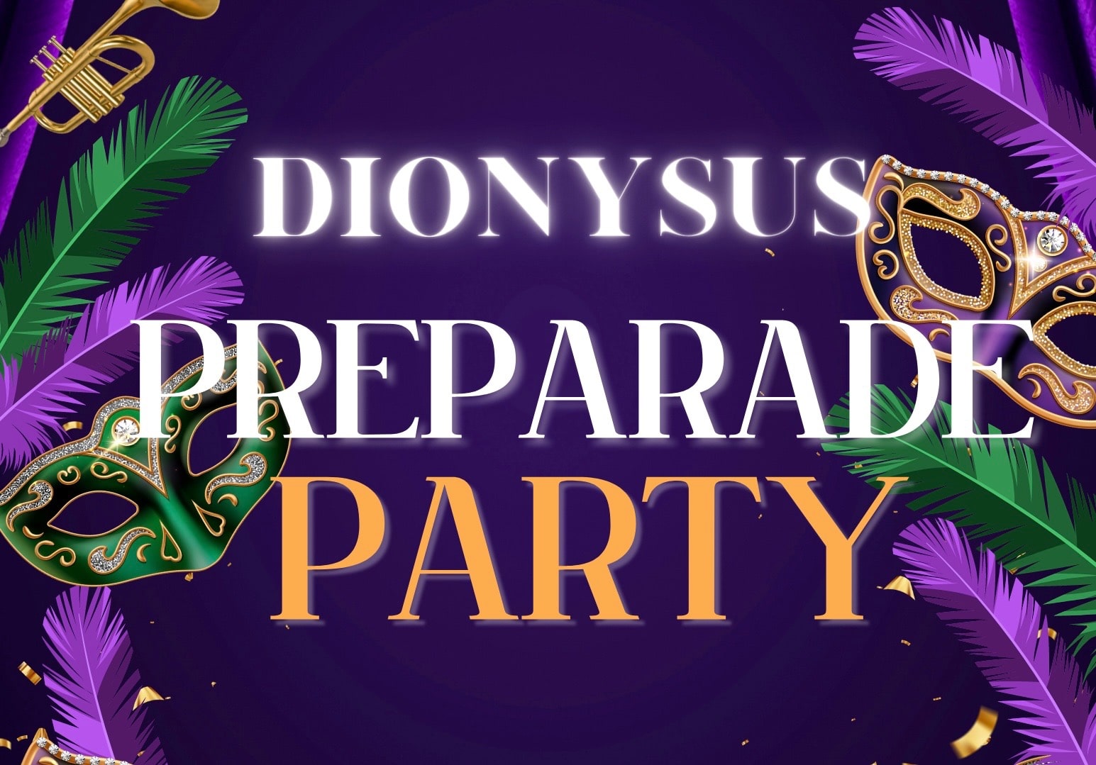 PRE-PARADE PARTY – FRIDAY, FEBRUARY 2nd, 2024 - Krewe of Dionysus